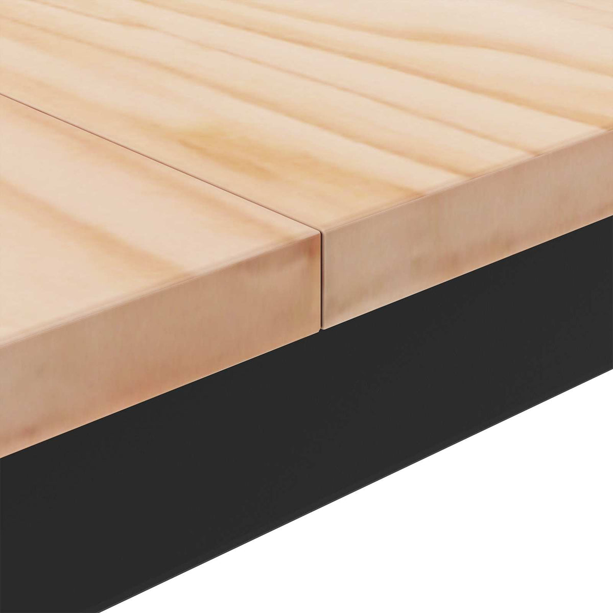 Sofabord Naturfarvet 80 x 80 x 45 cm Massiv fyrretræ