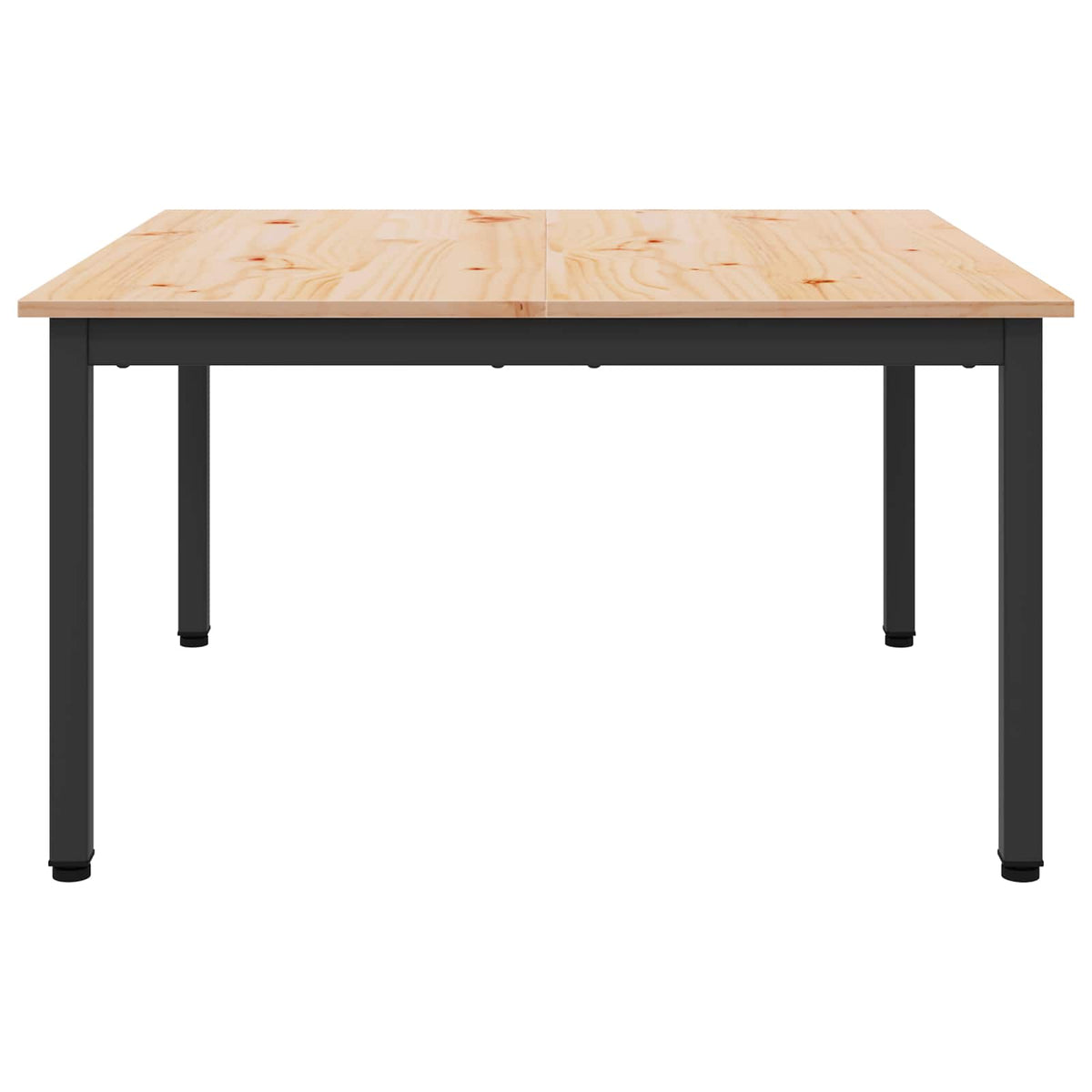 Sofabord Naturfarvet 80 x 80 x 45 cm Massiv fyrretræ