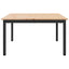 Sofabord Naturfarvet 80 x 80 x 45 cm Massiv fyrretræ