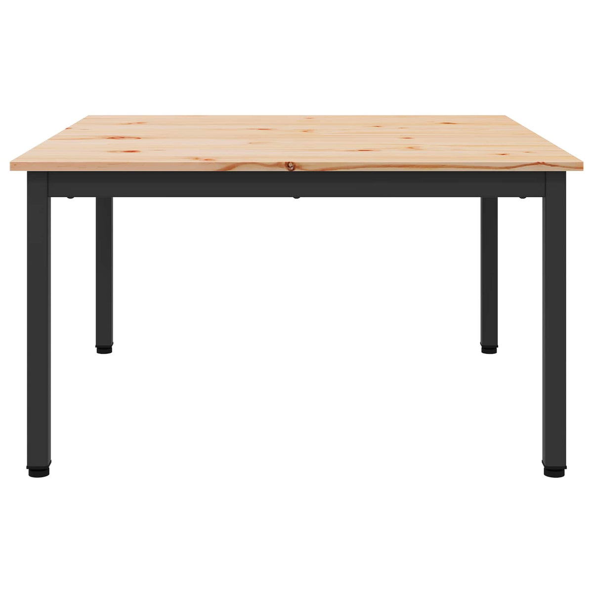 Sofabord Naturfarvet 80 x 80 x 45 cm Massiv fyrretræ