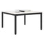 Sofabord Hvid 80 x 80 x 45 cm Massiv fyrretræ