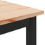 Sofabord Naturfarvet 100 x 100 x 45 cm Massiv fyrretræ