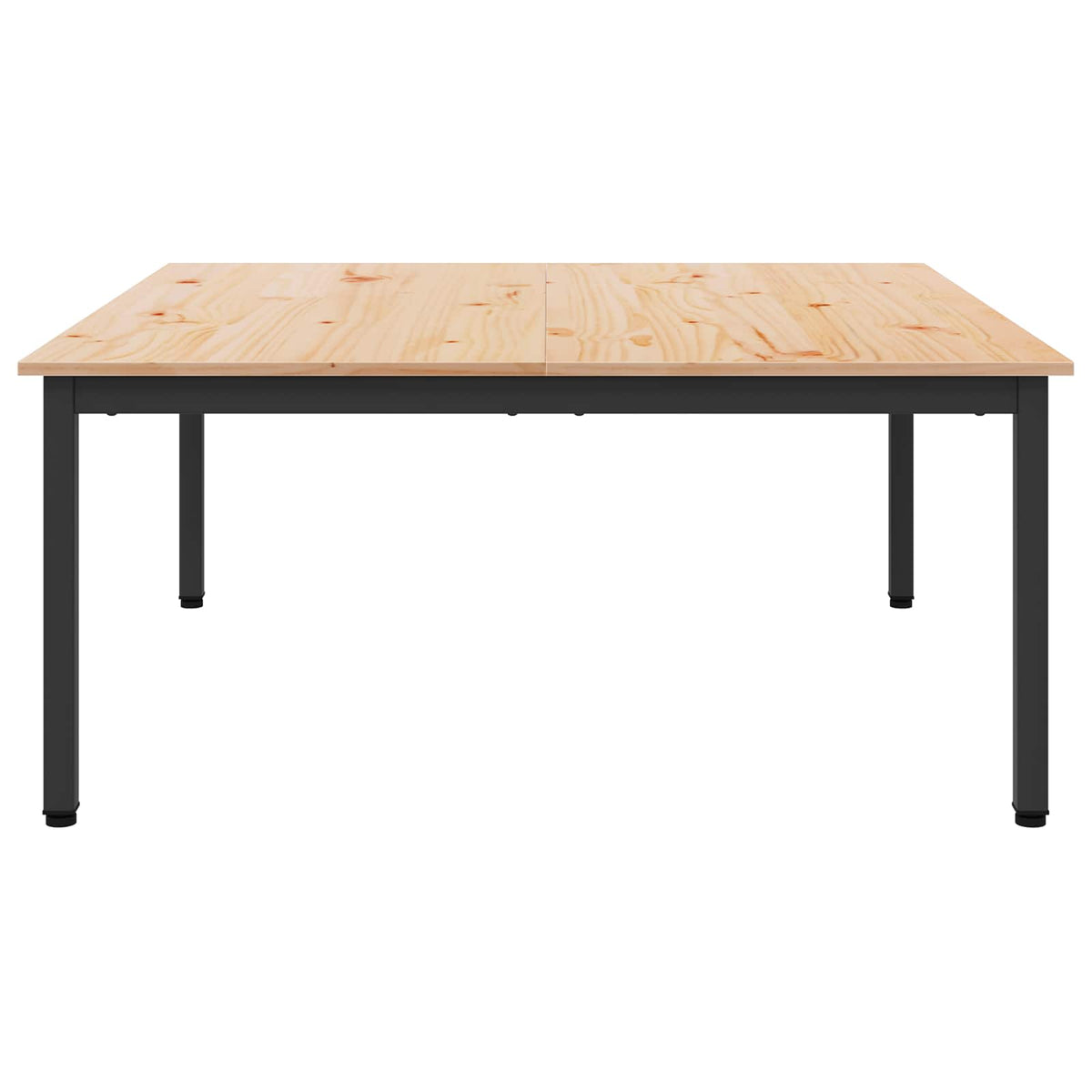 Sofabord Naturfarvet 100 x 100 x 45 cm Massiv fyrretræ