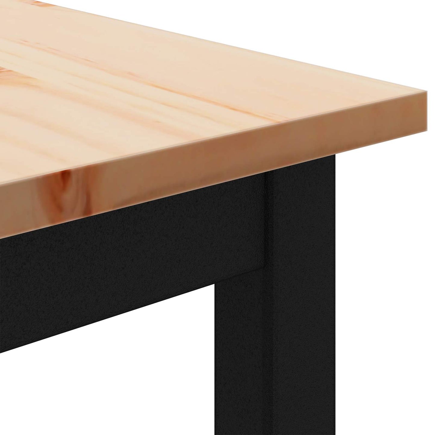 bænk Naturfarvet 80 x 35 x 45 cm Massiv fyrretræ