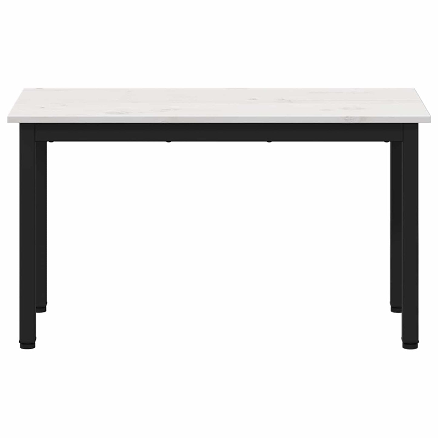 bænk Hvid 80 x 35 x 45 cm Massiv fyrretræ
