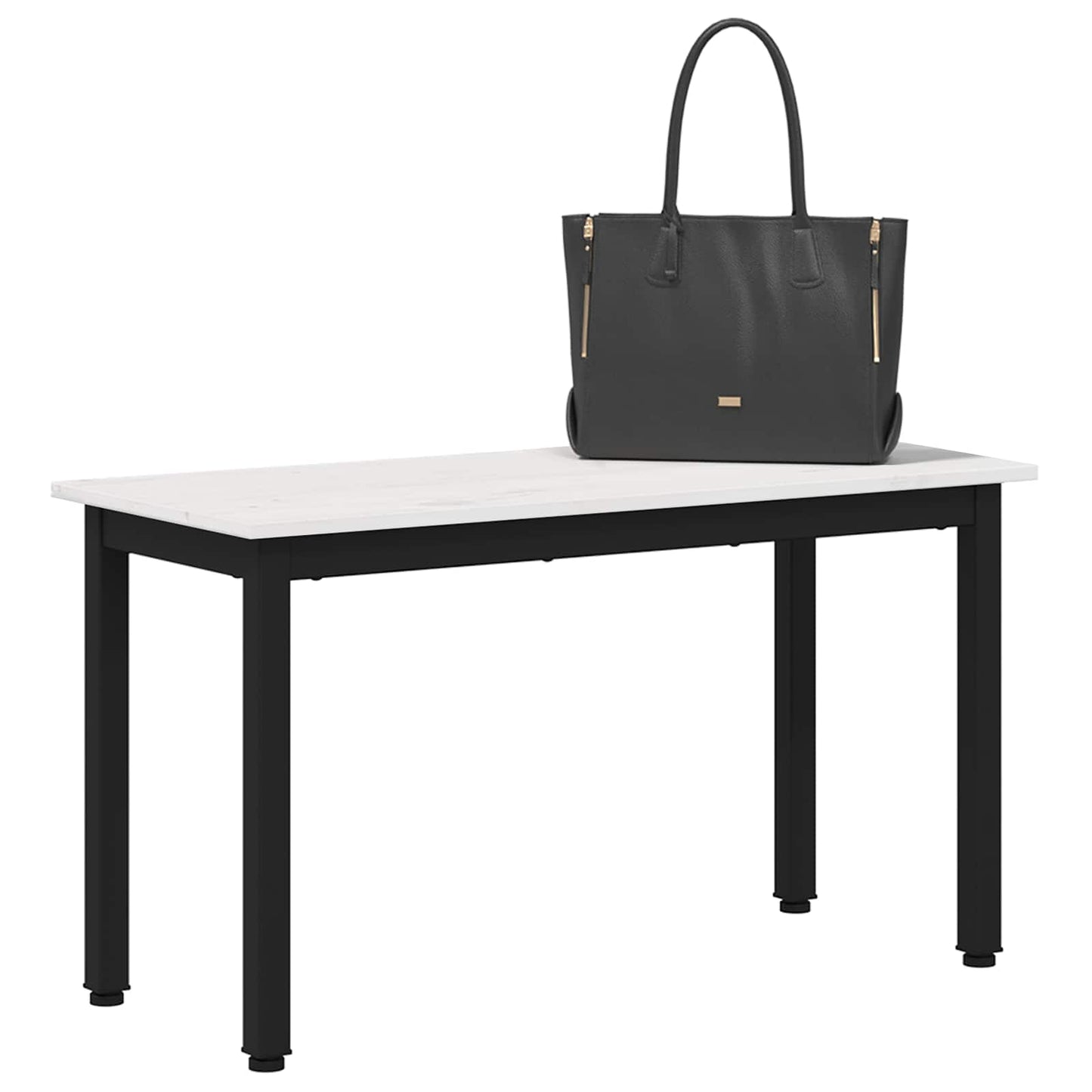 bænk Hvid 80 x 35 x 45 cm Massiv fyrretræ