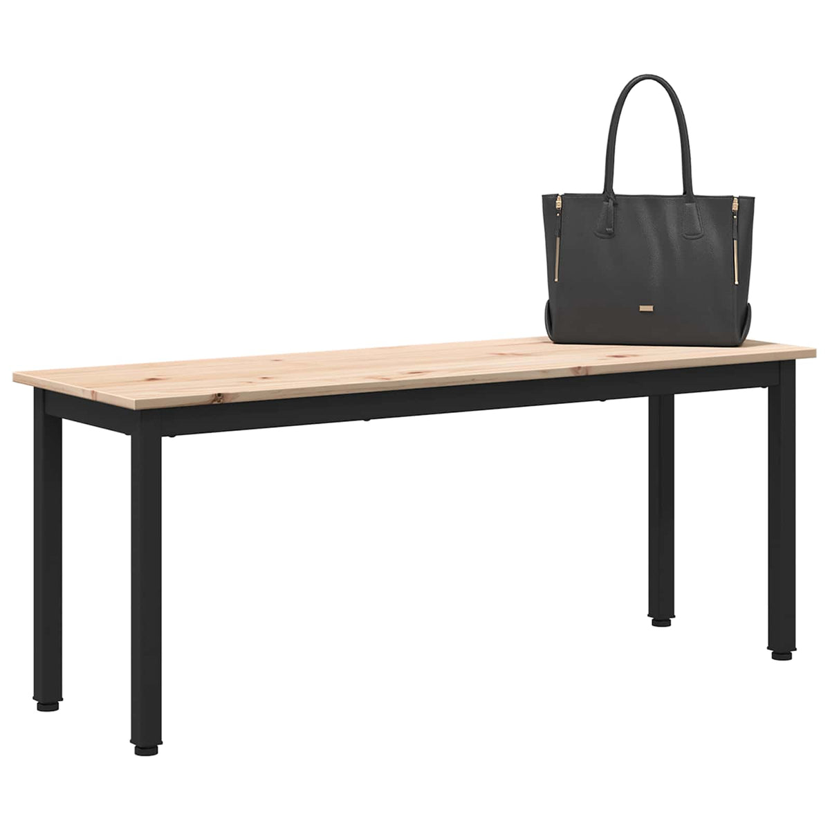 bænk Naturfarvet 110 x 35 x 45 cm Massiv fyrretræ