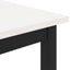 bænk Hvid 110 x 35 x 45 cm Massiv fyrretræ