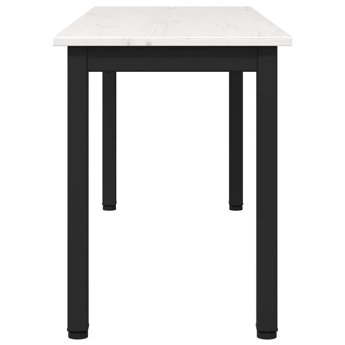 bænk Hvid 110 x 35 x 45 cm Massiv fyrretræ