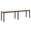 bænk Naturfarvet 160 x 35 x 45 cm Massiv fyrretræ
