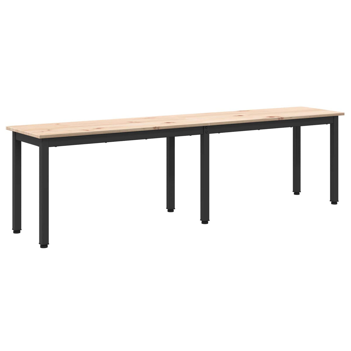 bænk Naturfarvet 160 x 35 x 45 cm Massiv fyrretræ