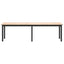 bænk Naturfarvet 160 x 35 x 45 cm Massiv fyrretræ