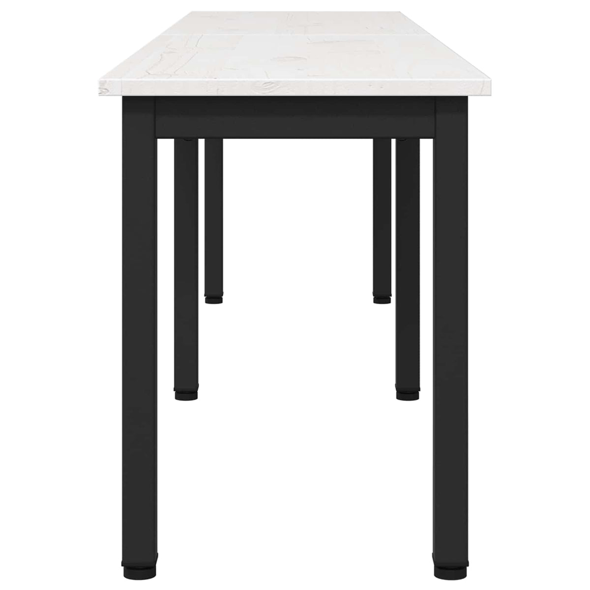 bænk Hvid 160 x 35 x 45 cm Massiv fyrretræ