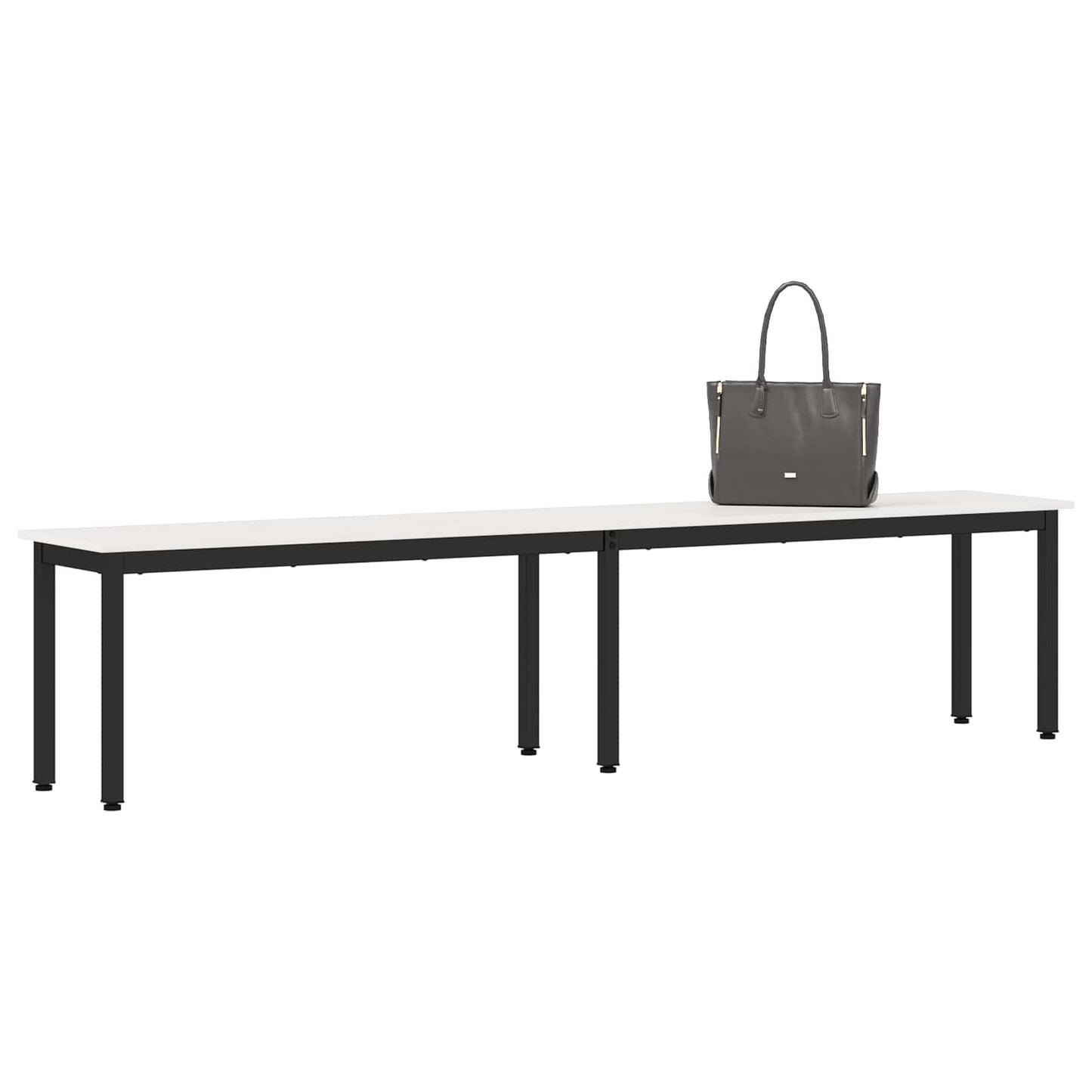 bænk Hvid 200 x 35 x 45 cm Massiv fyrretræ
