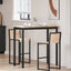 Barbord 110 x 55 x 105 cm Massiv fyrretræ Naturfarvet