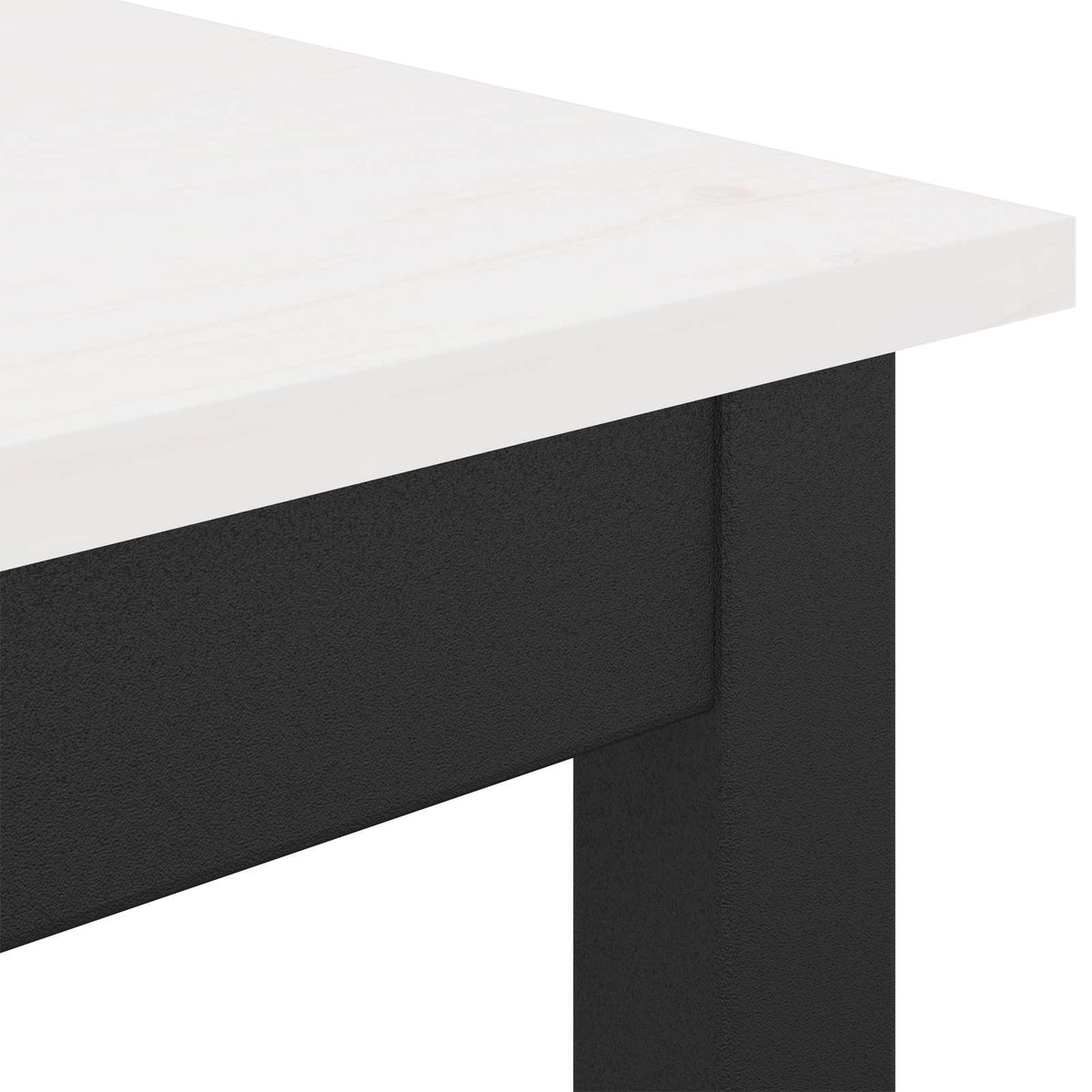 Barbord Hvid 110 x 55 x 105 cm Massiv fyrretræ
