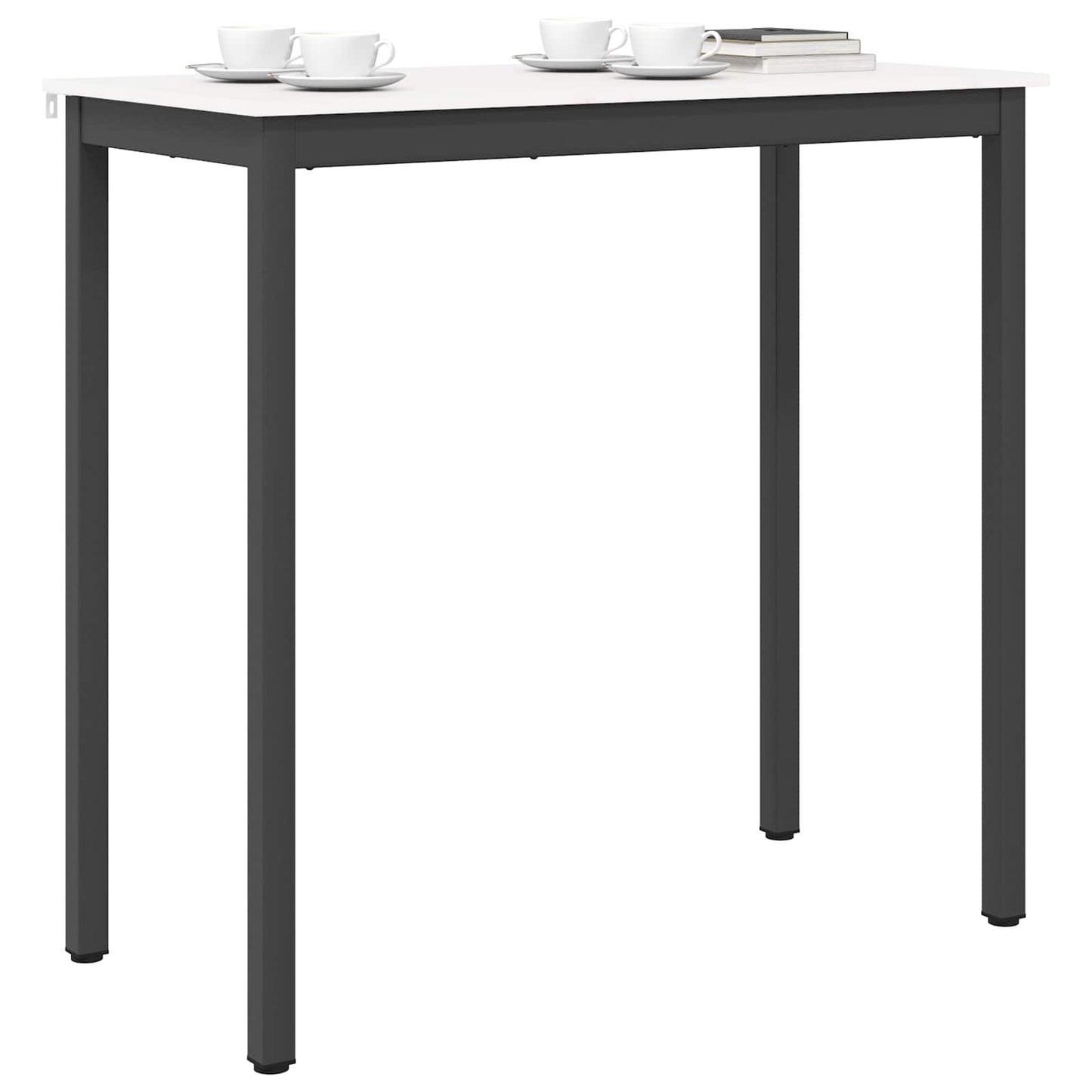 Barbord Hvid 110 x 55 x 105 cm Massiv fyrretræ