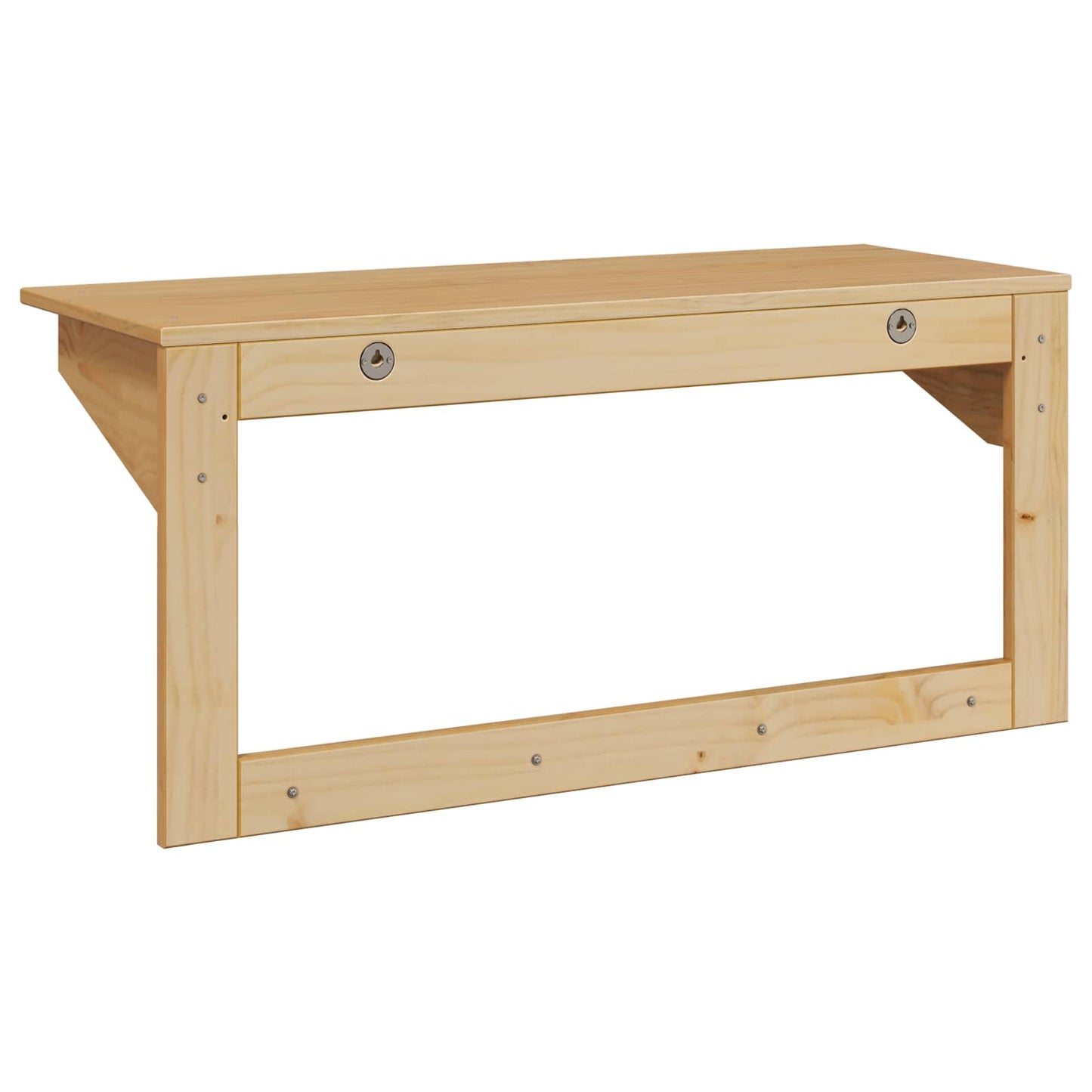 Jakkeholder HILL Honningbrun 90 x 35 x 41.5 cm Massivt fyrretræ