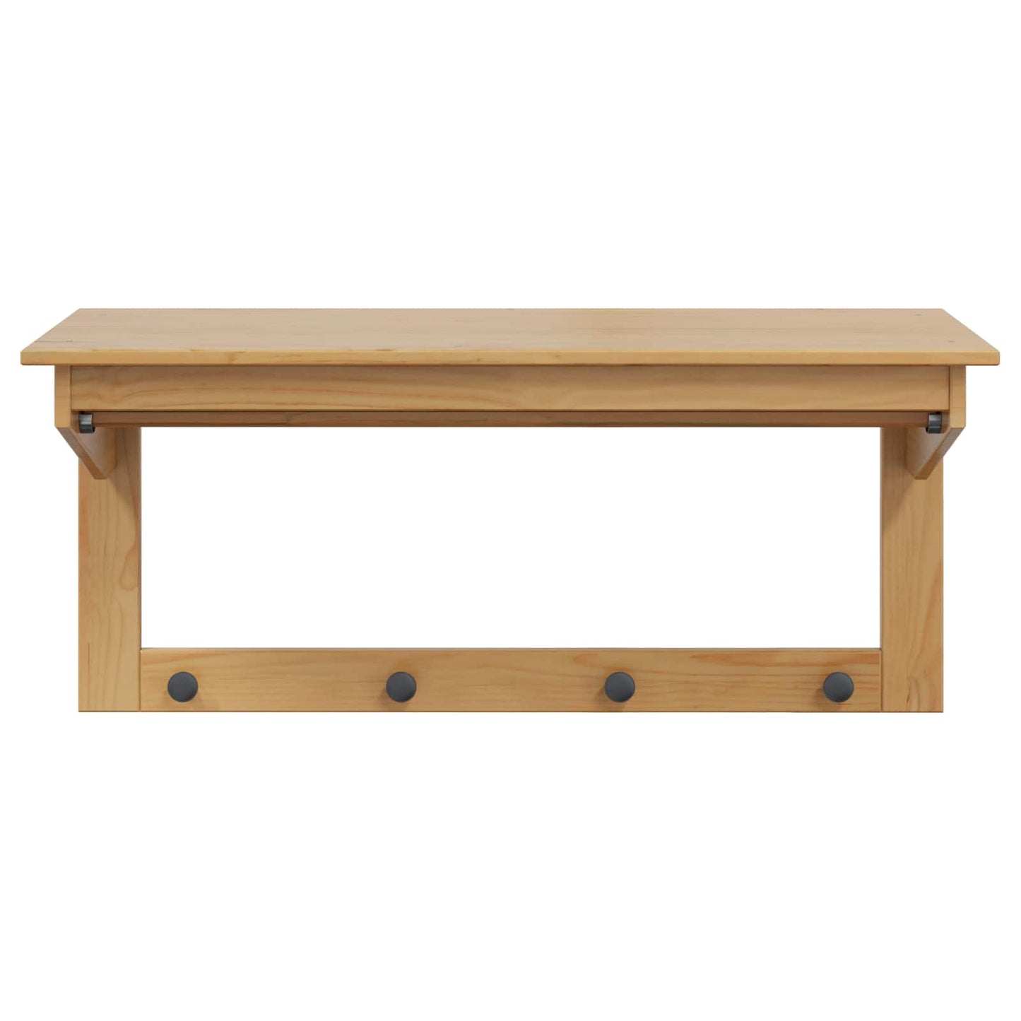 Jakkeholder HILL Honningbrun 90 x 35 x 41.5 cm Massivt fyrretræ
