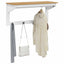 Jakkeholder HILL Hvid og honningbrun 90 x 35 x 41.5 cm