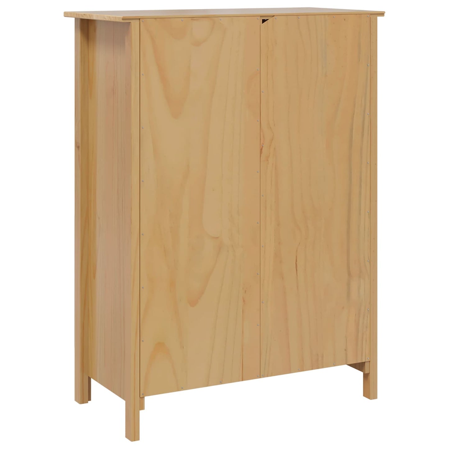 Vinskab HILL Honningbrun 79,5 x 40 x 107,5 cm Massivt fyrretræ