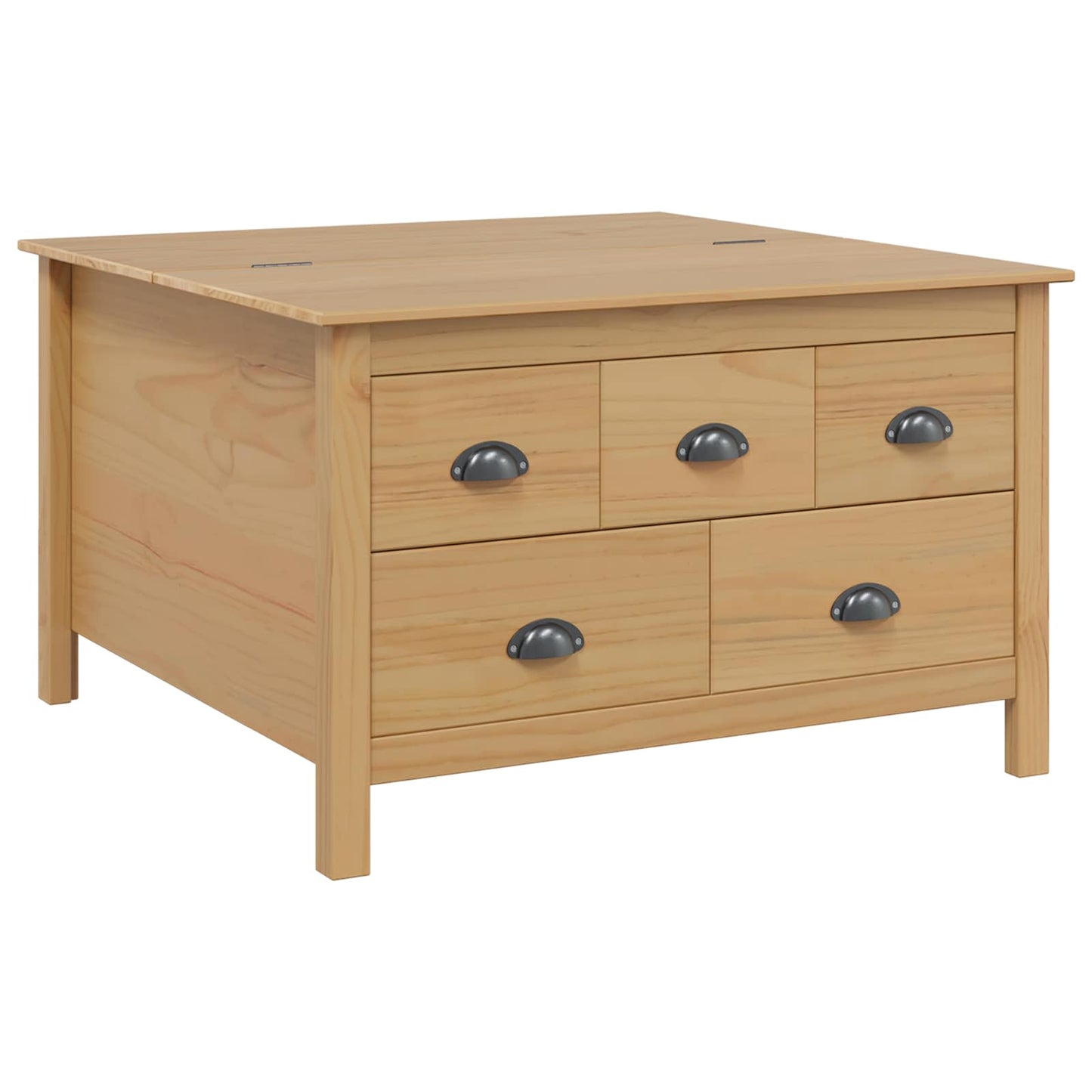 Sofabord HILL Honningbrun 79,5 x 79,5 x 49 cm Massivt fyrretræ