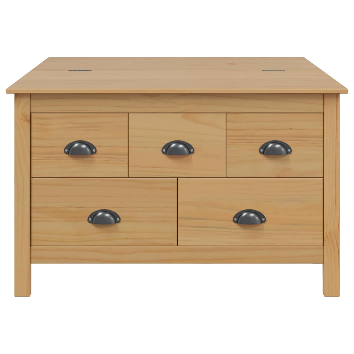 Sofabord HILL Honningbrun 79,5 x 79,5 x 49 cm Massivt fyrretræ