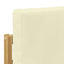 Udendørs sofagruppe Hvid og cremefarvet 59 x 63 x 73 cm