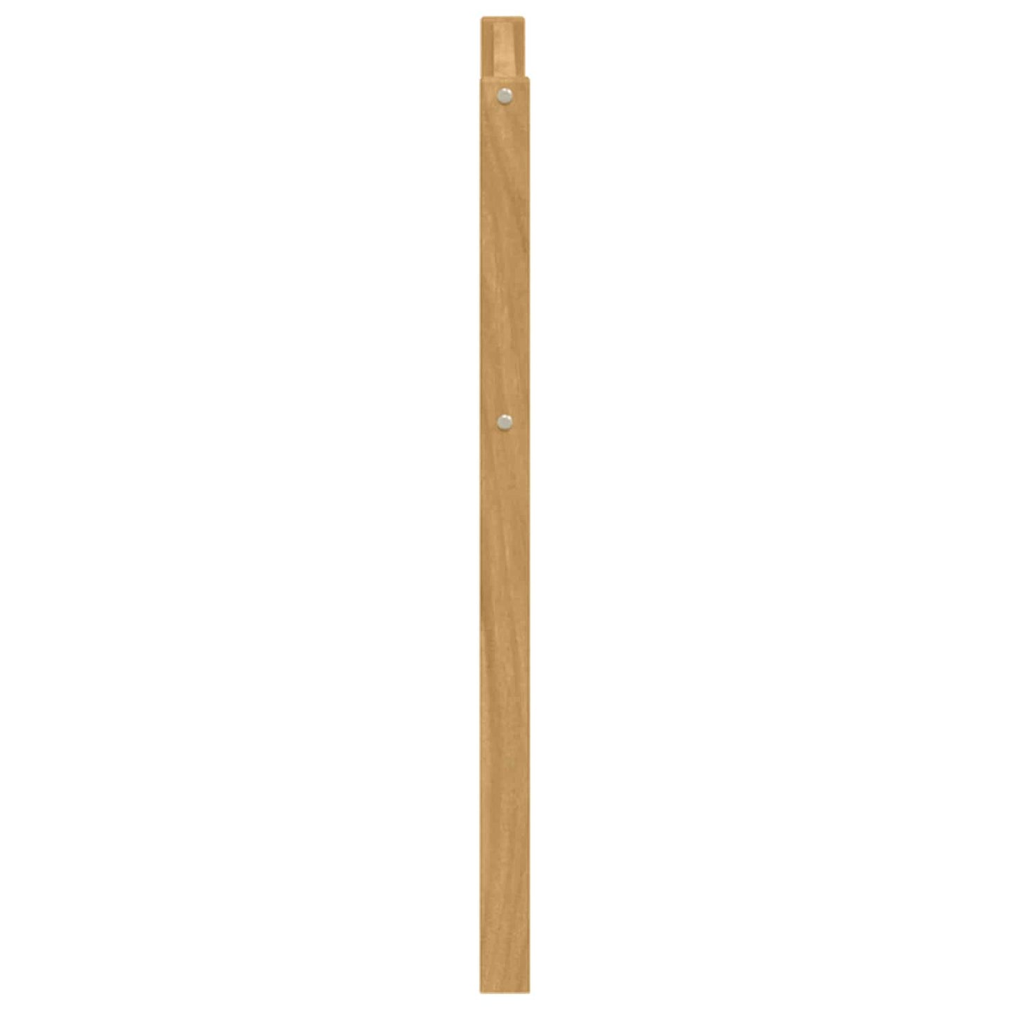Armlæn modul 2 stk. Hvid 59 x 4 x 73 cm Massivt Akacietræ