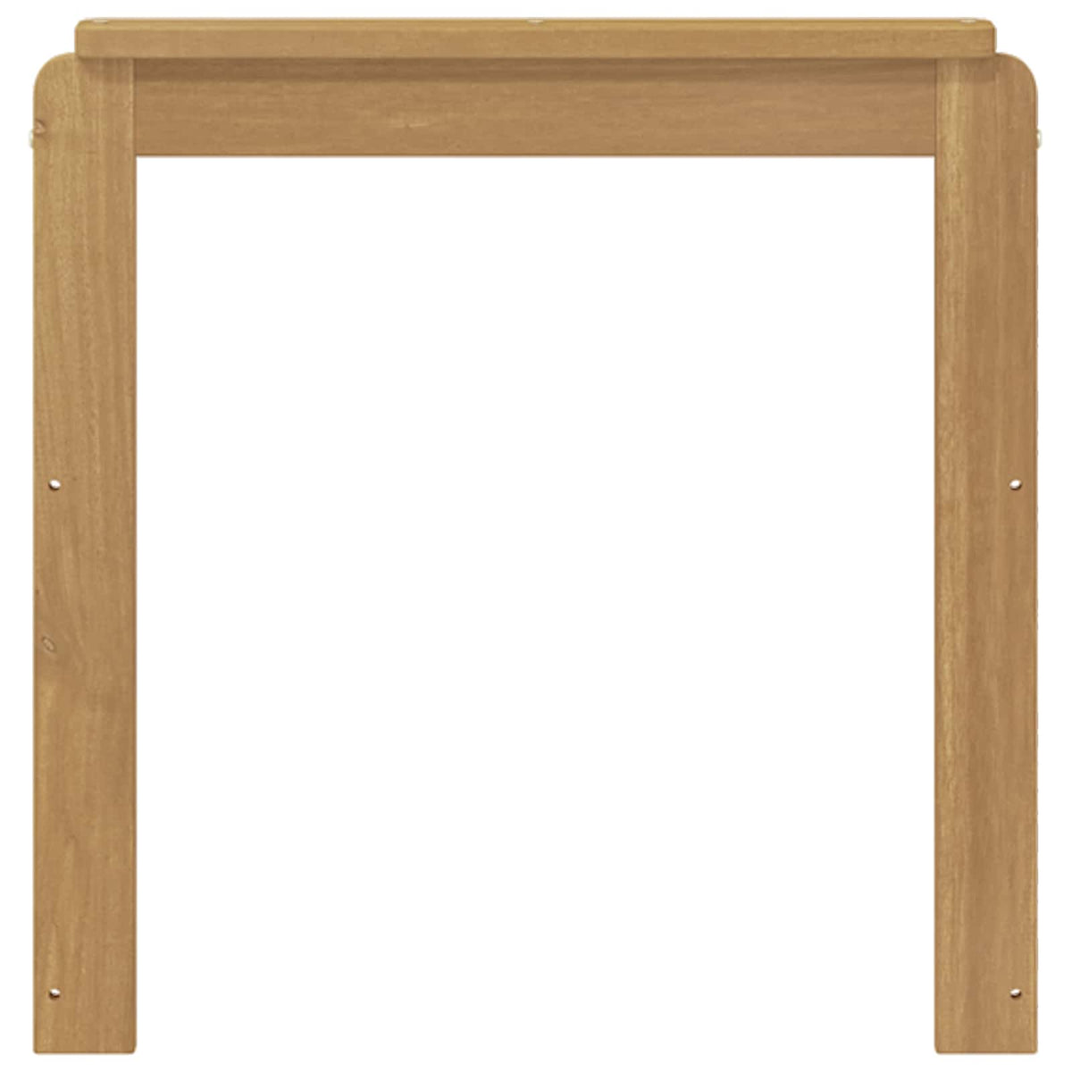 Armlænsmodul 2 stk. Hvid 59 x 6 x 61 cm Massivt Akacietræ