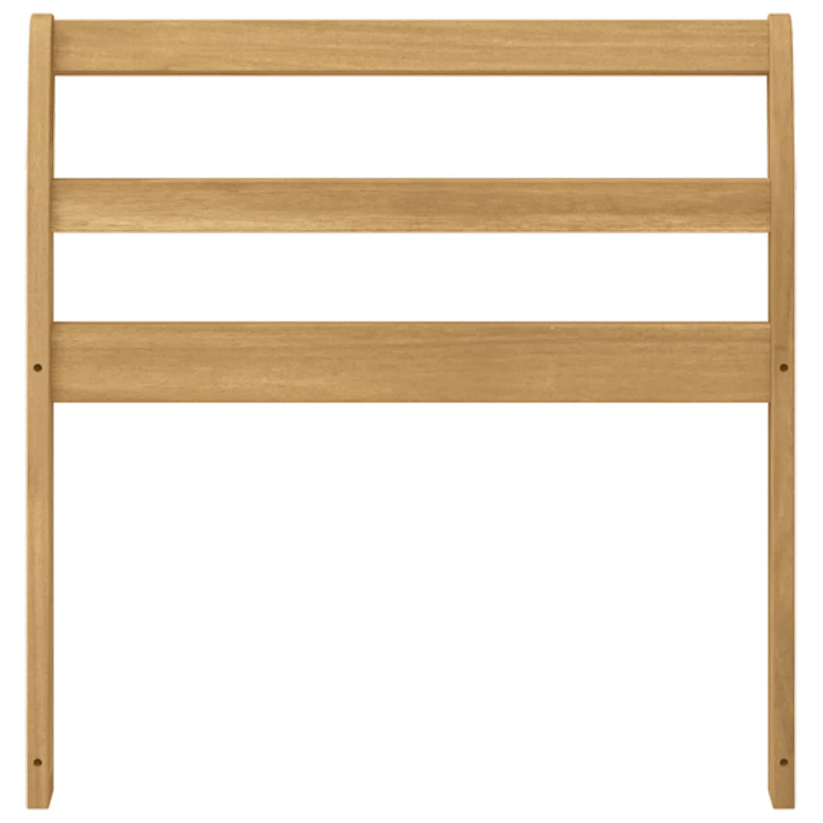 Armlænsmodul 2 stk. Hvid 58,5 x 8,5 x 60 cm Massivt Akacietræ