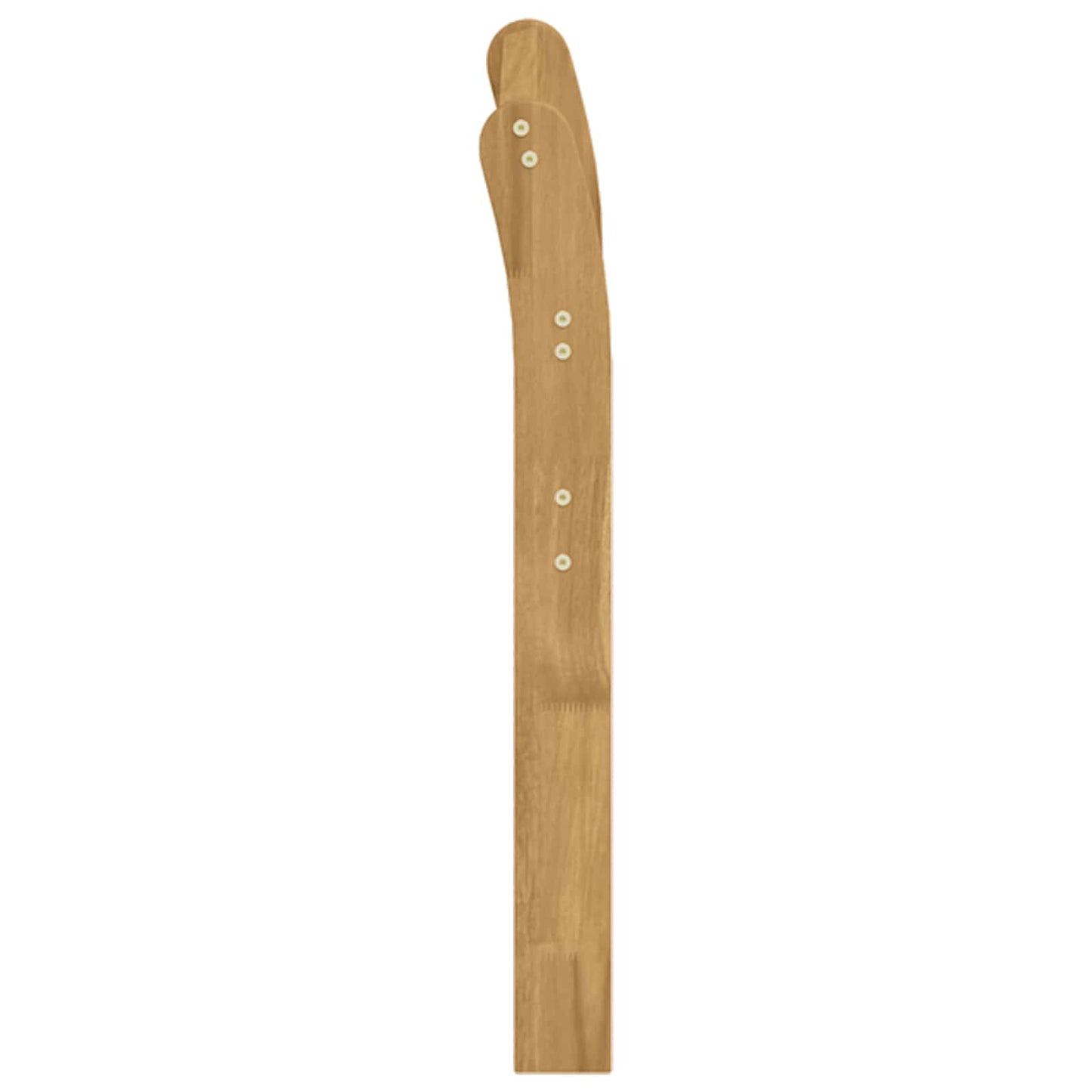 Armlænsmodul 2 stk. Hvid 58,5 x 8,5 x 60 cm Massivt Akacietræ