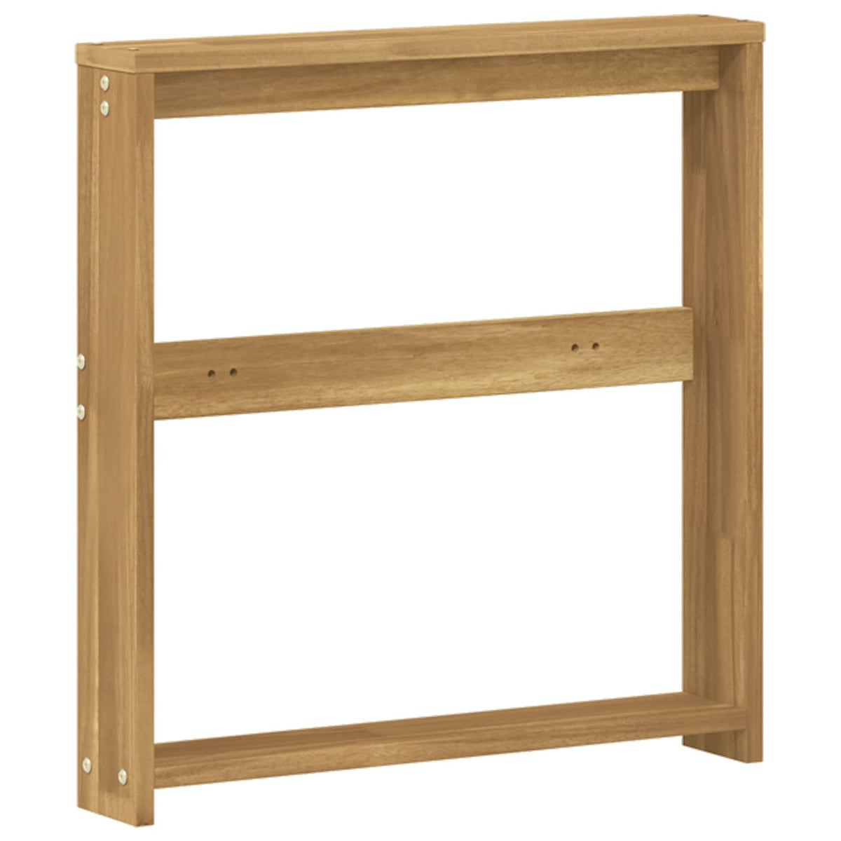 Armlænsmodul 2 stk. Hvid 58,5 x 10 x 61 cm Massivt Akacietræ