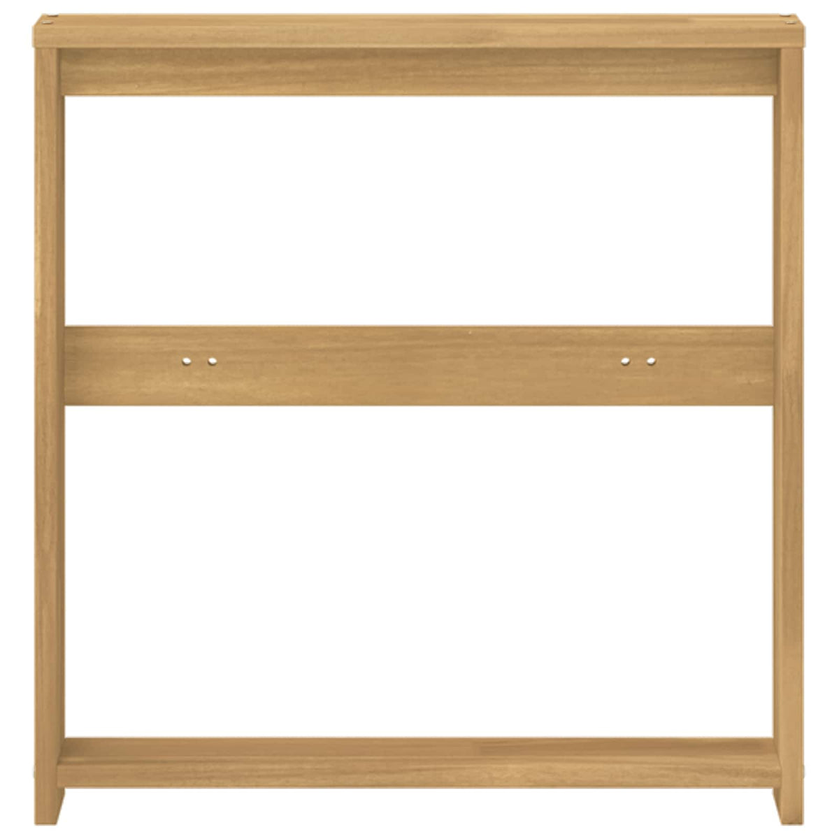 Armlænsmodul 2 stk. Hvid 58,5 x 10 x 61 cm Massivt Akacietræ
