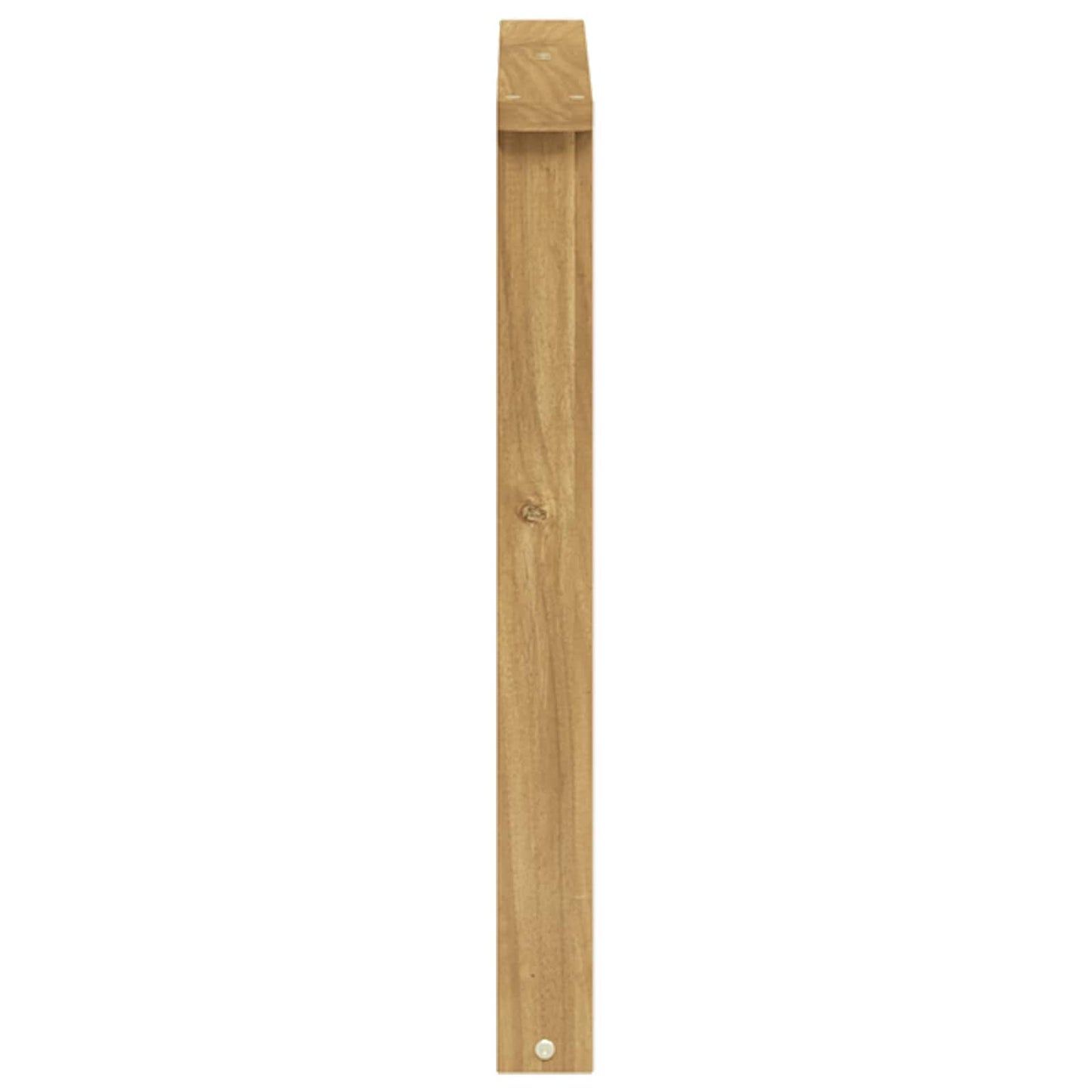Armlænsmodul 2 stk. Hvid 60 x 6 x 61 cm Massivt Akacietræ