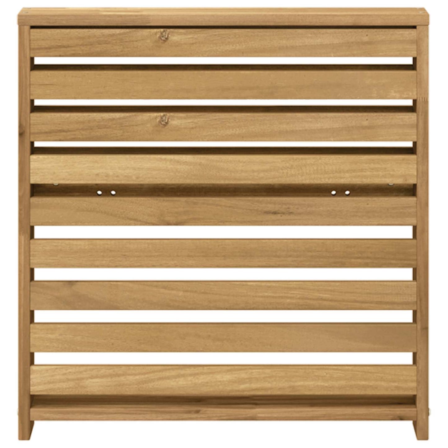 Armlænsmodul 2 stk. Hvid 58,5 x 10 x 61 cm Massivt Akacietræ