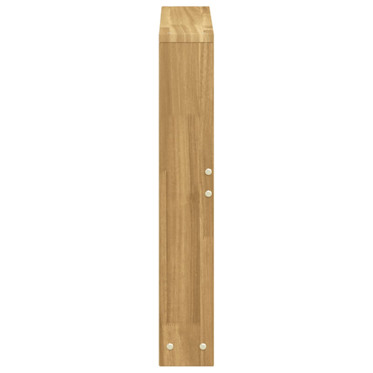 Armlænsmodul 2 stk. Hvid 58,5 x 10 x 61 cm Massivt Akacietræ
