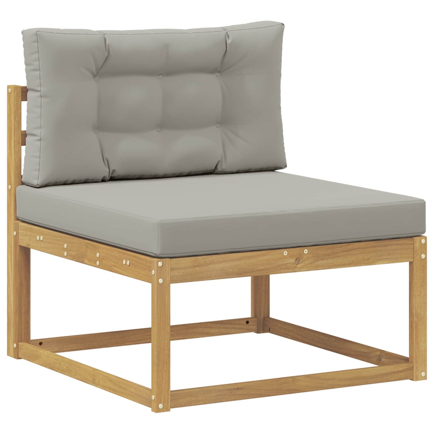 Udendørs Mellem Sofa Polyester Hvid