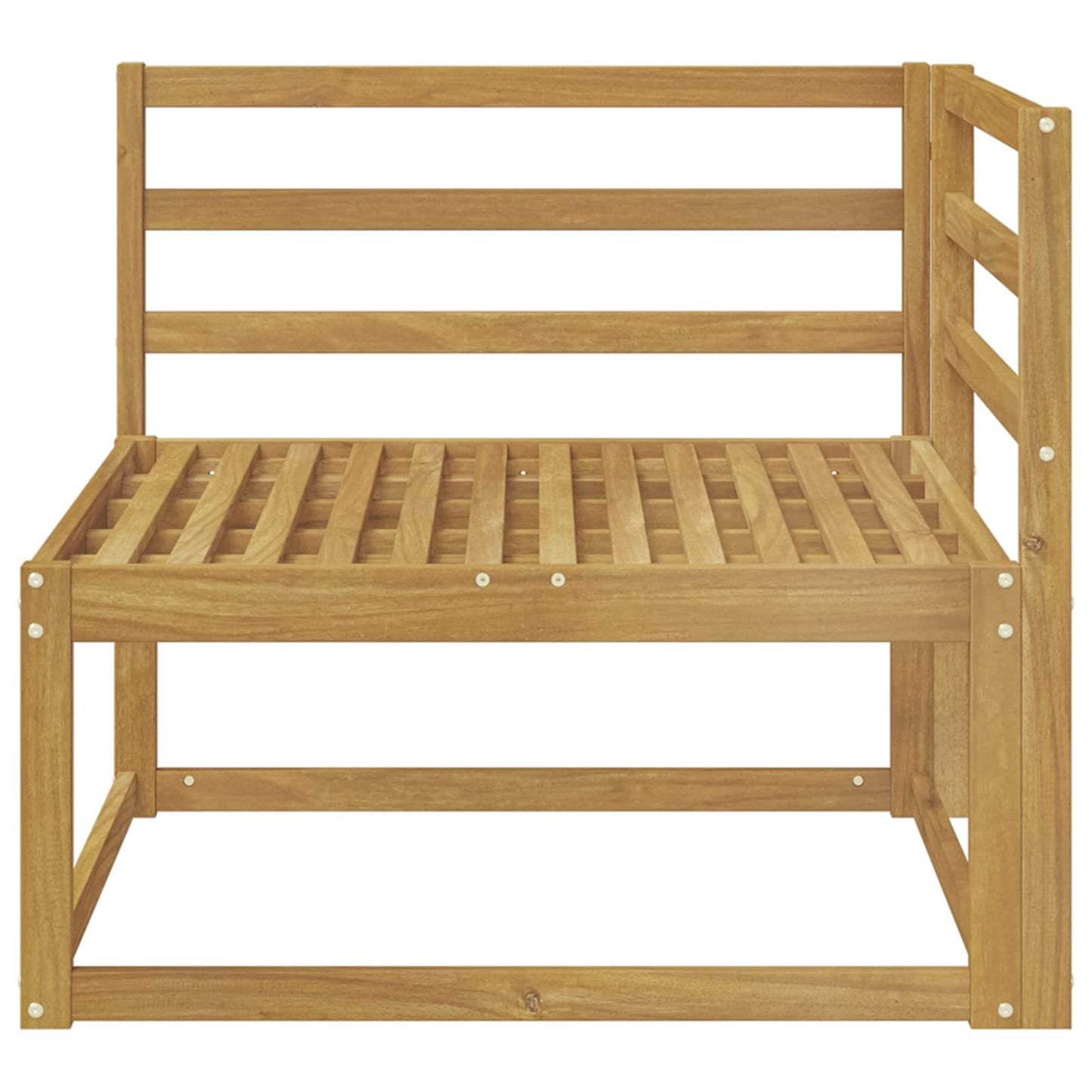 Udendørs Hjørnesofa Hvid 83 x 83 x 73 cm