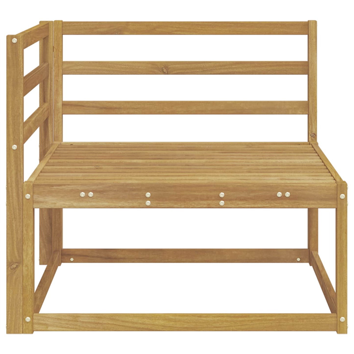 Udendørs Hjørnesofa Hvid 83 x 83 x 73 cm
