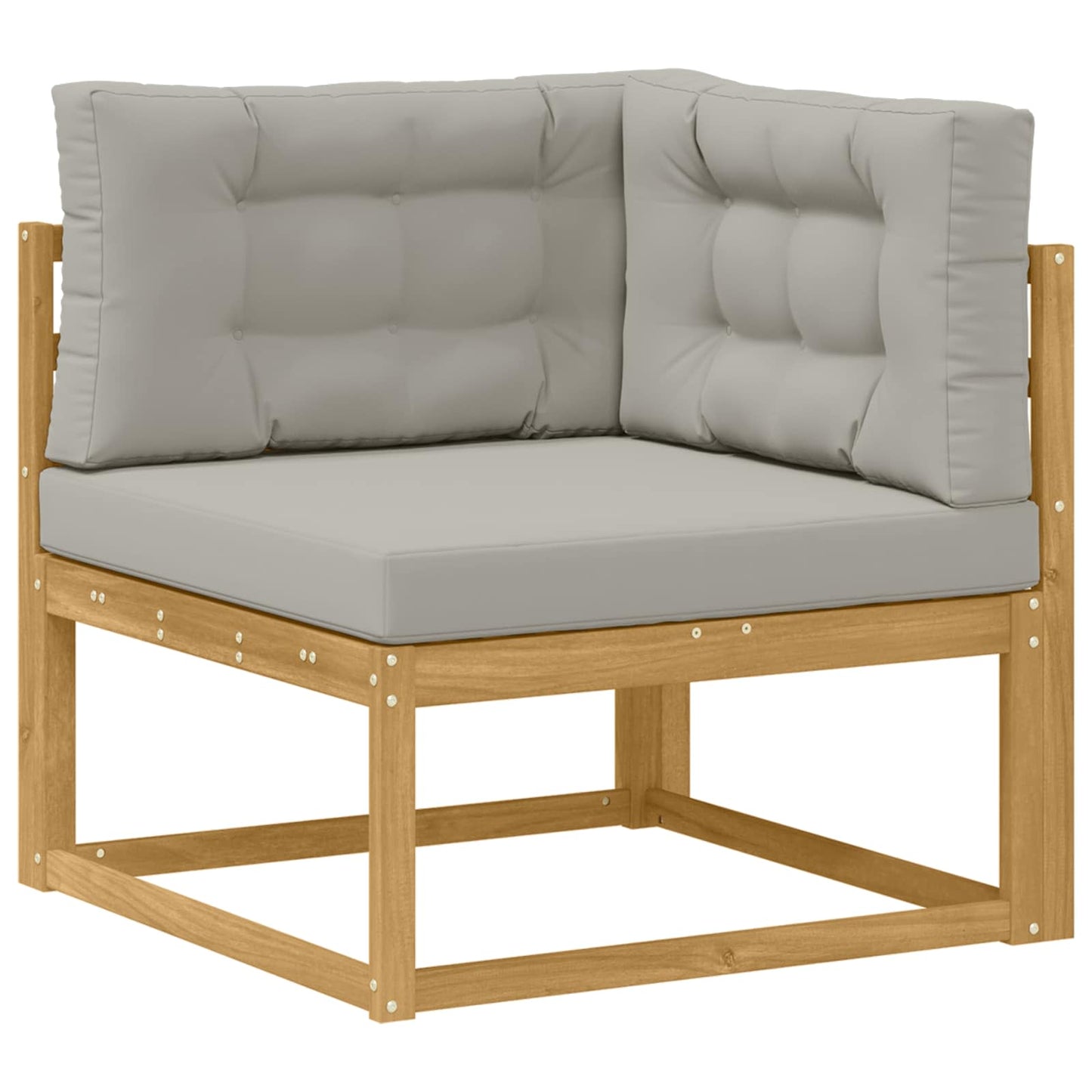 Udendørs Hjørnesofa Polyester Hvid