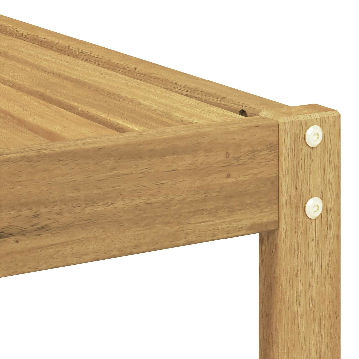 Udendørs Modulsofa med pude Hvid 115 x 83 x 73 cm Polyester