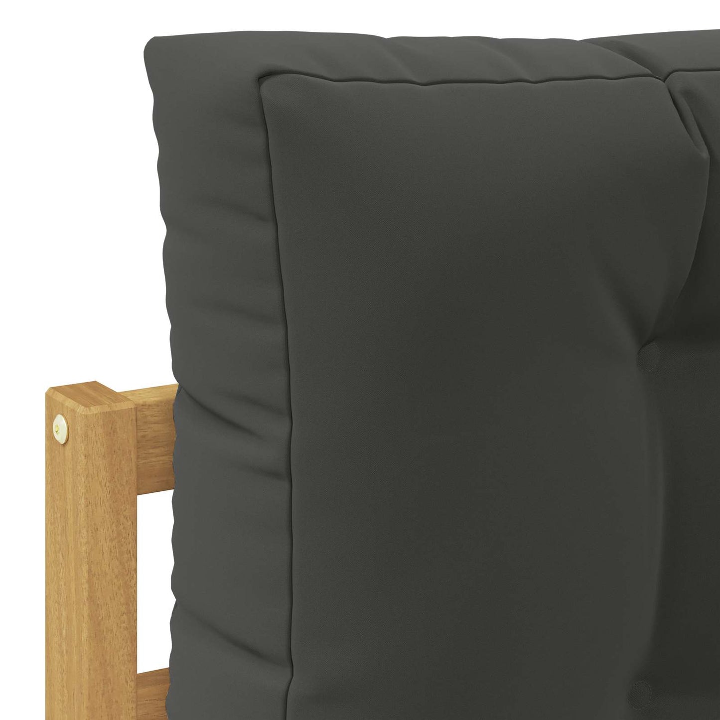 Udendørs Mellem Sofa Massivt Akacietræ Hvid