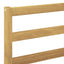 Udendørs end sofa Hvid 115 x 83 x 73 cm Massivt Akacietræ