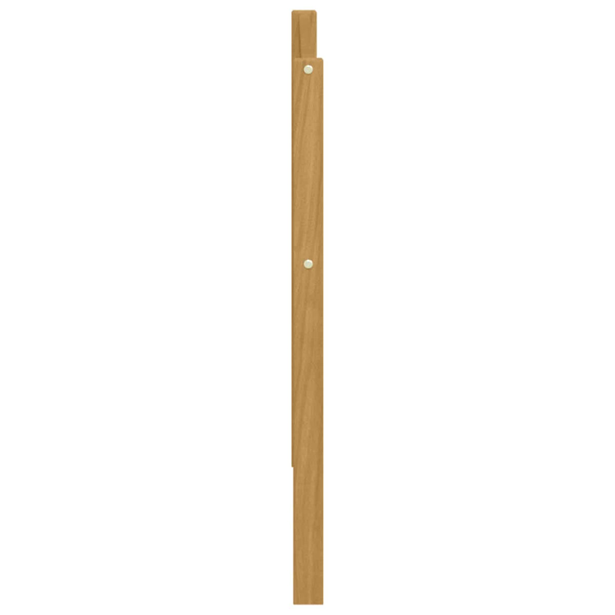 Armlænsmodul 2 stk. Hvid 79 x 4 x 73 cm Massivt Akacietræ