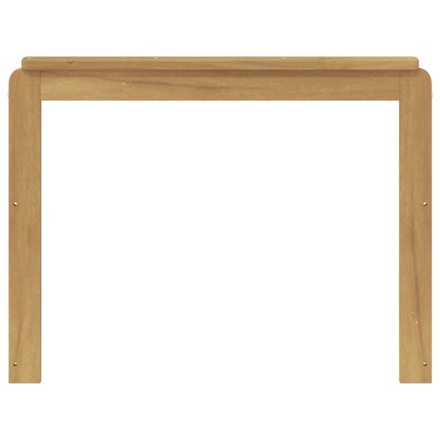 Armlænsmodul 2 stk. Hvid 79 x 6 x 61 cm Massivt Akacietræ