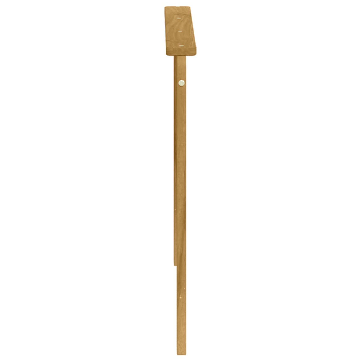 Armlænsmodul 2 stk. Hvid 79 x 6 x 61 cm Massivt Akacietræ