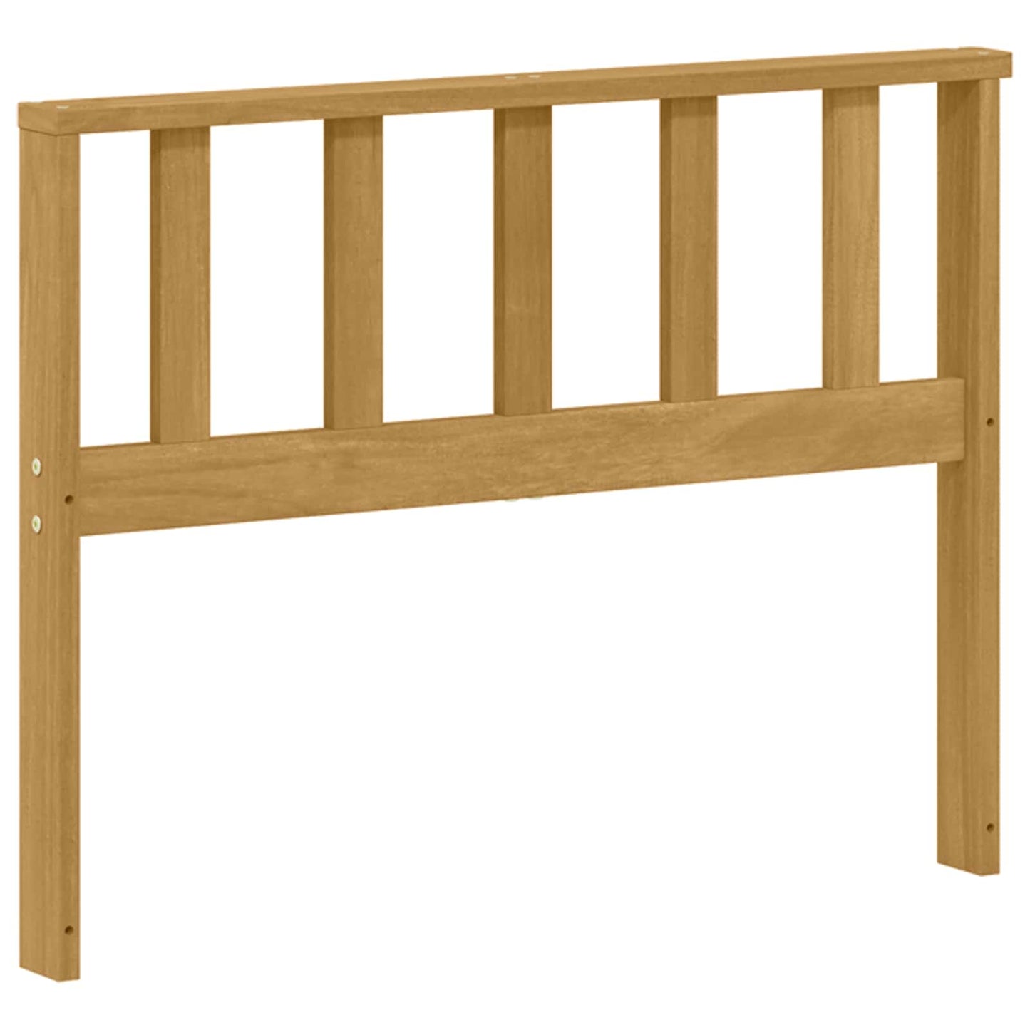Armlæn Modul 2 stk. Hvid 80 x 6 x 61 cm Massivt Akacietræ