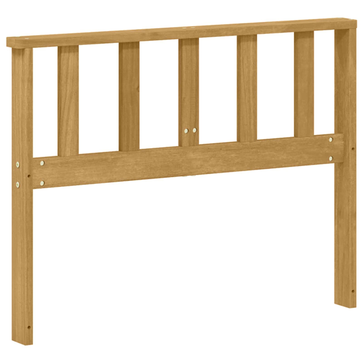 Armlæn Modul 2 stk. Hvid 80 x 6 x 61 cm Massivt Akacietræ