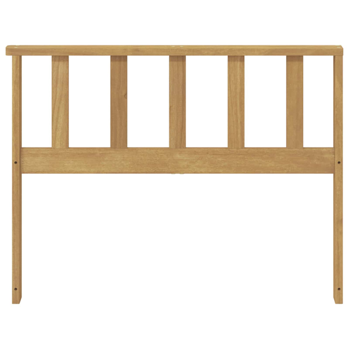 Armlæn Modul 2 stk. Hvid 80 x 6 x 61 cm Massivt Akacietræ